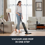 Eureka Wet Dry Vacuum Cleaner Cordless, Mop Vacuum Cleaner With Self-Cleaning System, Lightweight Hardwood Floors Vacuum For Pets And Sticky Messes, Black, New400