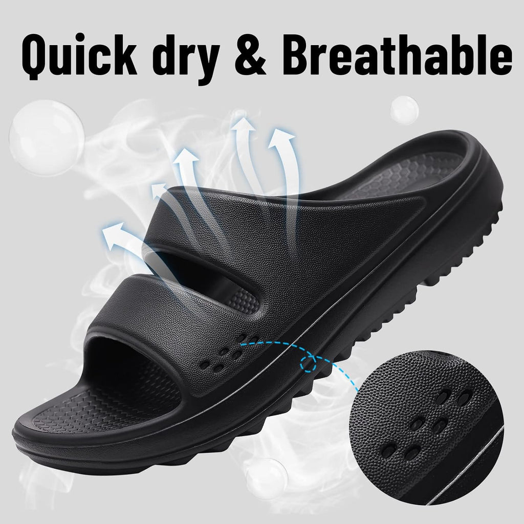Evshine Orthopedic Sandals For Women Arch Support Recovery Slides Cloud Slippers For Plantar Fasciitis | Extremely Comfort