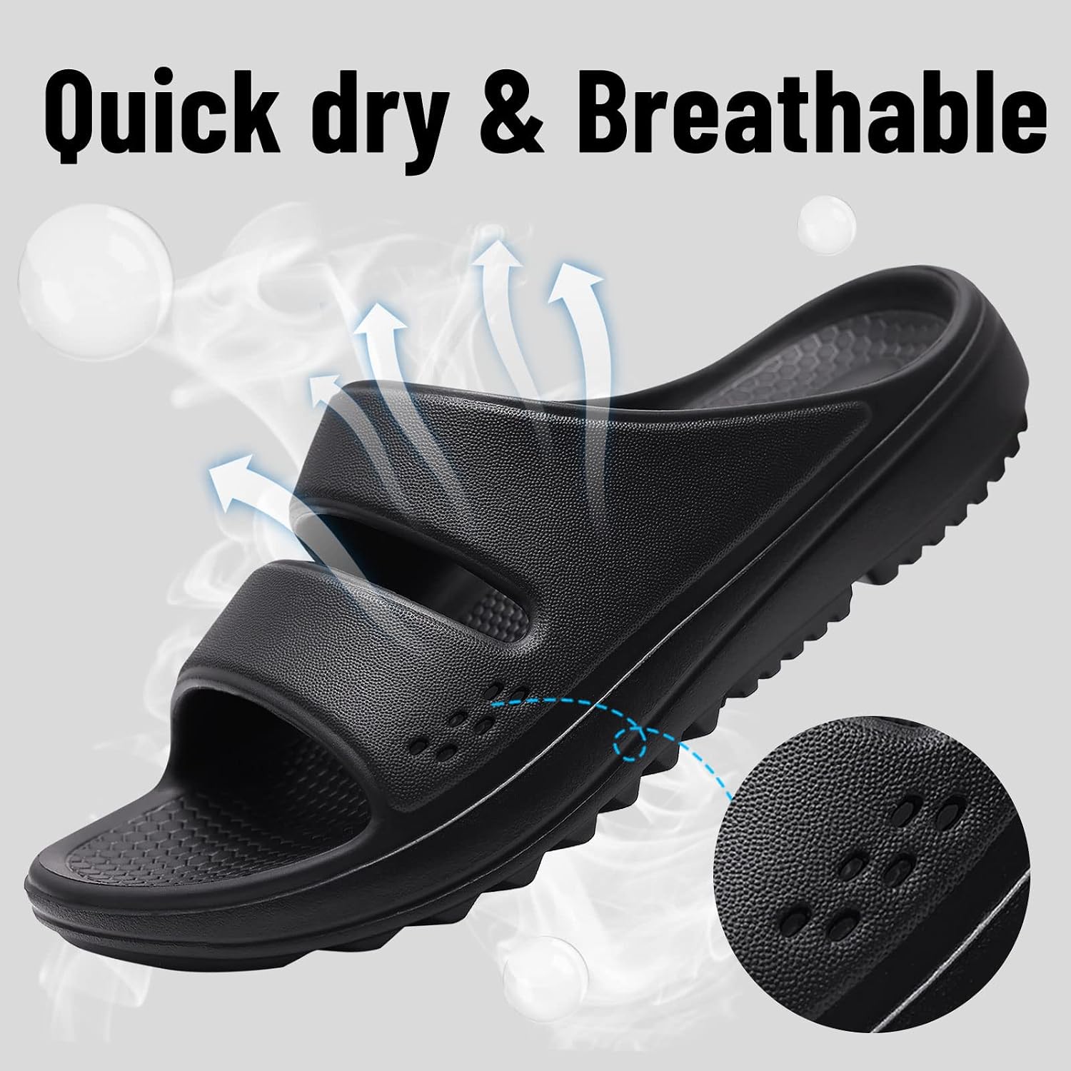 Evshine Orthopedic Sandals For Women Arch Support Recovery Slides Cloud Slippers For Plantar Fasciitis | Extremely Comfort