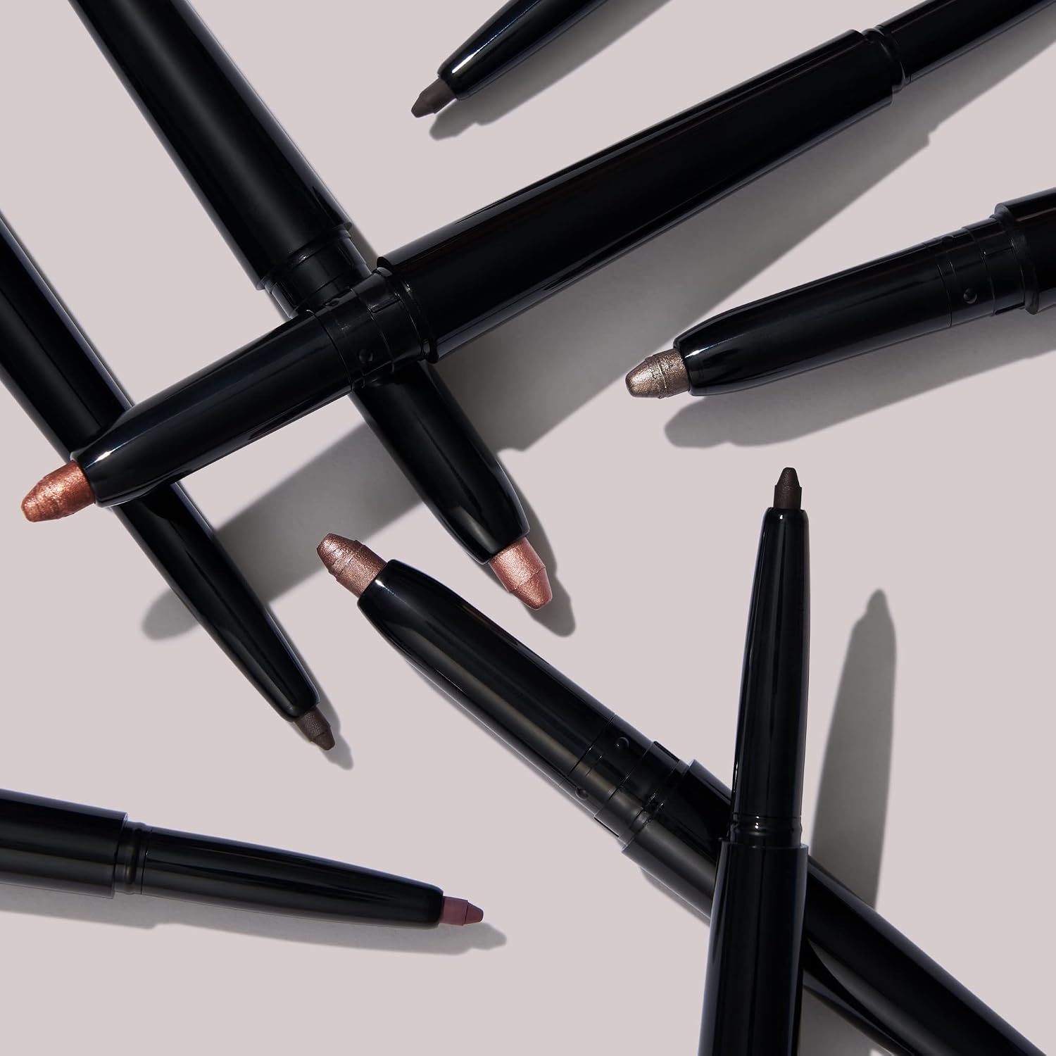 Laura Geller New York Swipe-N-Line Dual-Ended Eyeshadow + Eyeliner - Smokey (Charcoal/Shimmery Gray) - Cream Eyeshadow & Smooth Glide Eyeliner - Waterproof & Crease-Free Color