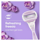 Gillette Venus ComfortGlide Freesia Women's Razor Refills, 4 Refills