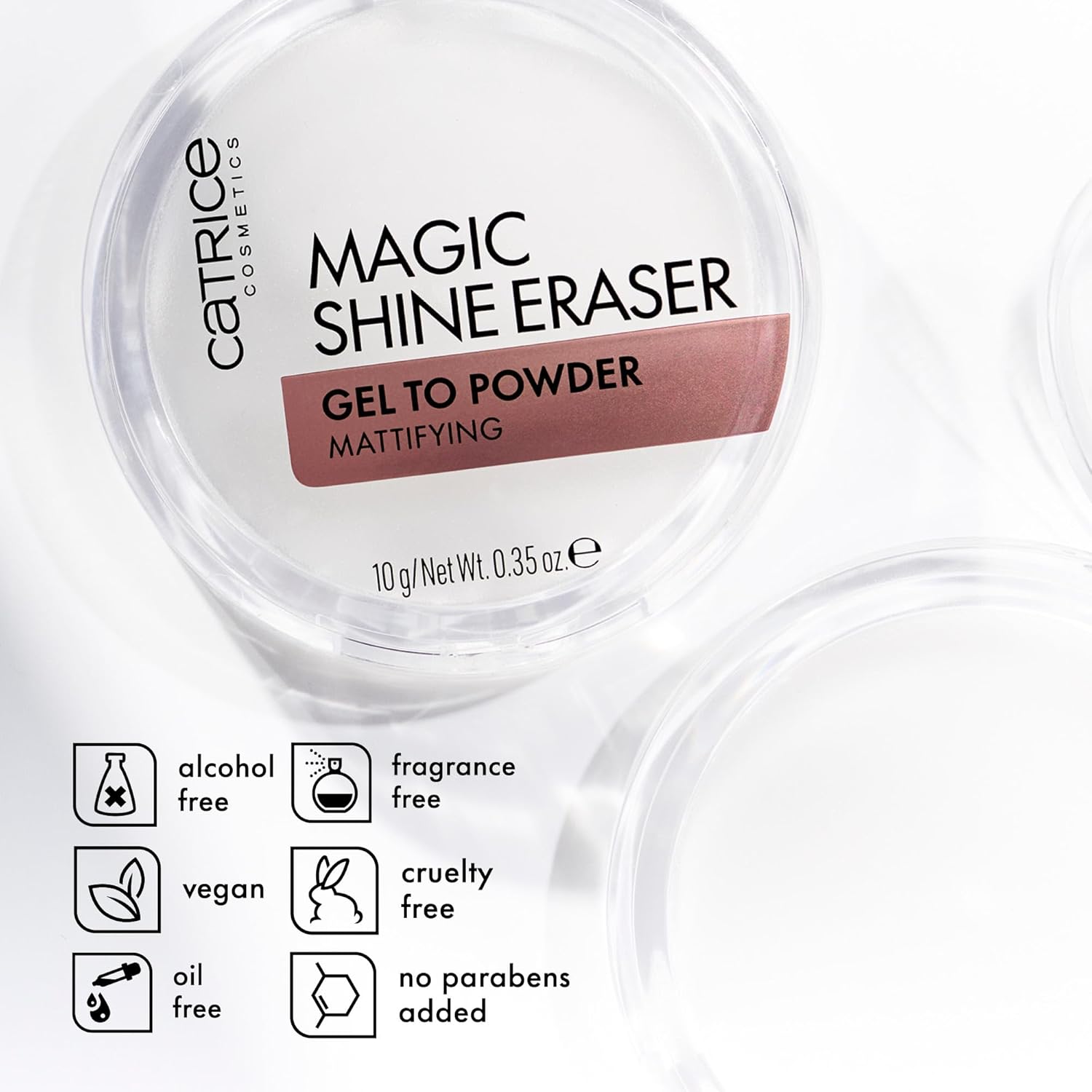 Catrice | Magic Shine Eraser Gel-To-Powder | Instant Matte, Soft-Focus Effect | Transparent, Travel-Friendly Formula | Vegan & Cruelty Free
