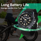 100M Waterproof Watch For Swimming, Easy Read Unisex Analog Watch, Second Hand Diver Analog Watch Men, 45Mm Diameter