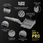 Blend Frend Original – Left Handed Professional Hair Blending Tool (Grade 1 – 3Mm) | Seamless Fade & Taper Guide | Easy Diy Haircuts For Men & Boys | Works With All Clippers