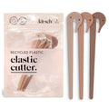 Kitsch Elastic Hair Tie Cutter Tool – Gentle, No Pull For Easy Elastic Bands For Hair Removal | Hair Rubber Bands Cutter – Multicolor, 3Pc Set