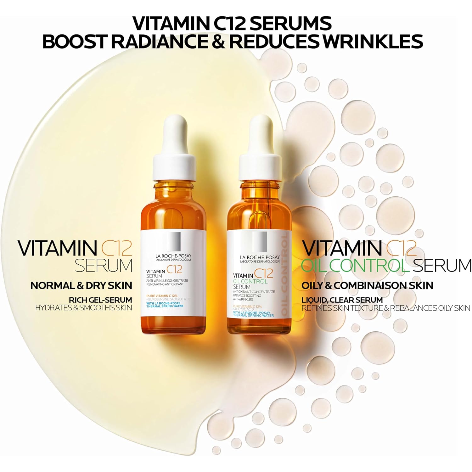 Pure Vitamin C Serum For Face With Hyaluronic Acid & Salicylic Acid, Hydrating & Brightening Serum