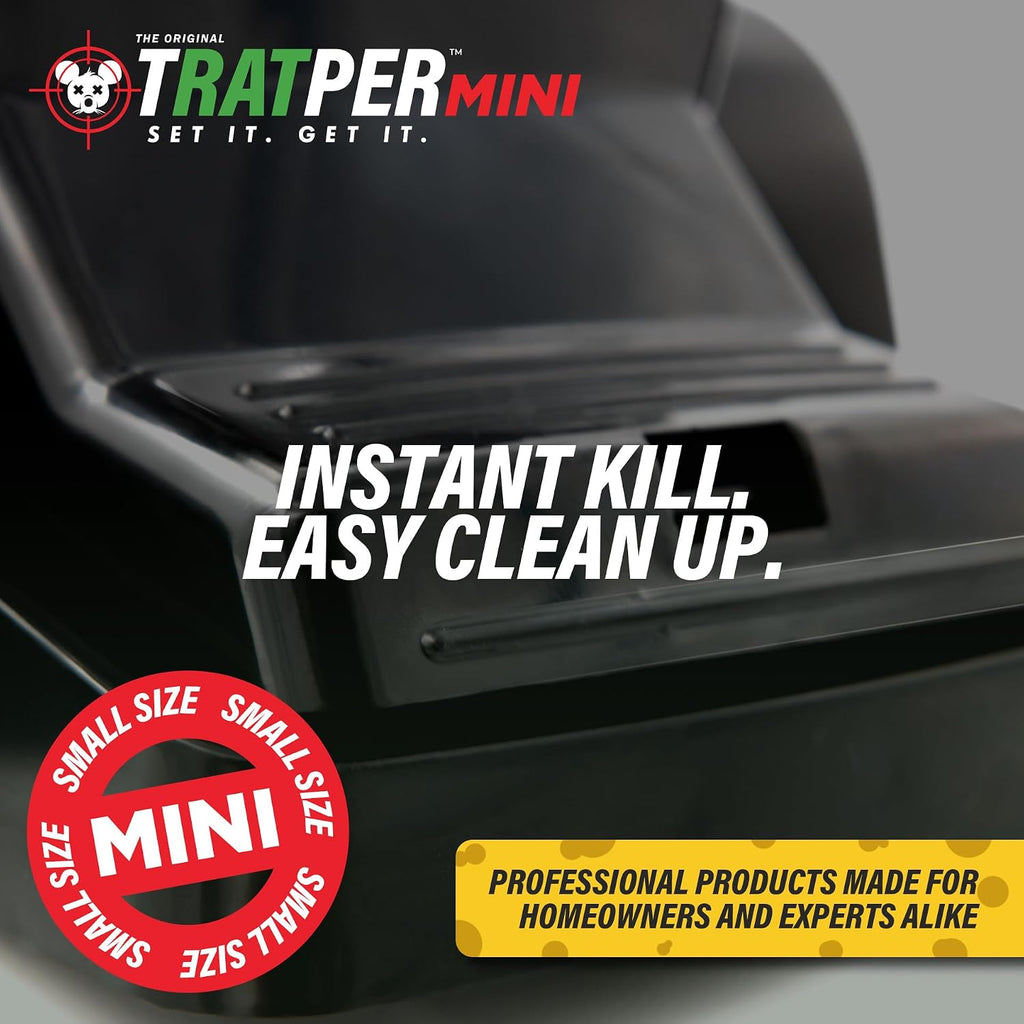 Tratper Mouse Tunnel Traps. Prevents Accidental Triggering With Dual Tunnel Design. Covered Snap Traps For Humane Kill, Safe And Reusable, Pest Control For Mice, Indoor & Outdoor Use, 4 Pack