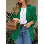 Prettygarden 2026 Blazers For Women Business Casual Long Sleeve Lapel Open Front Suit Jacket Work Blazer With Pockets