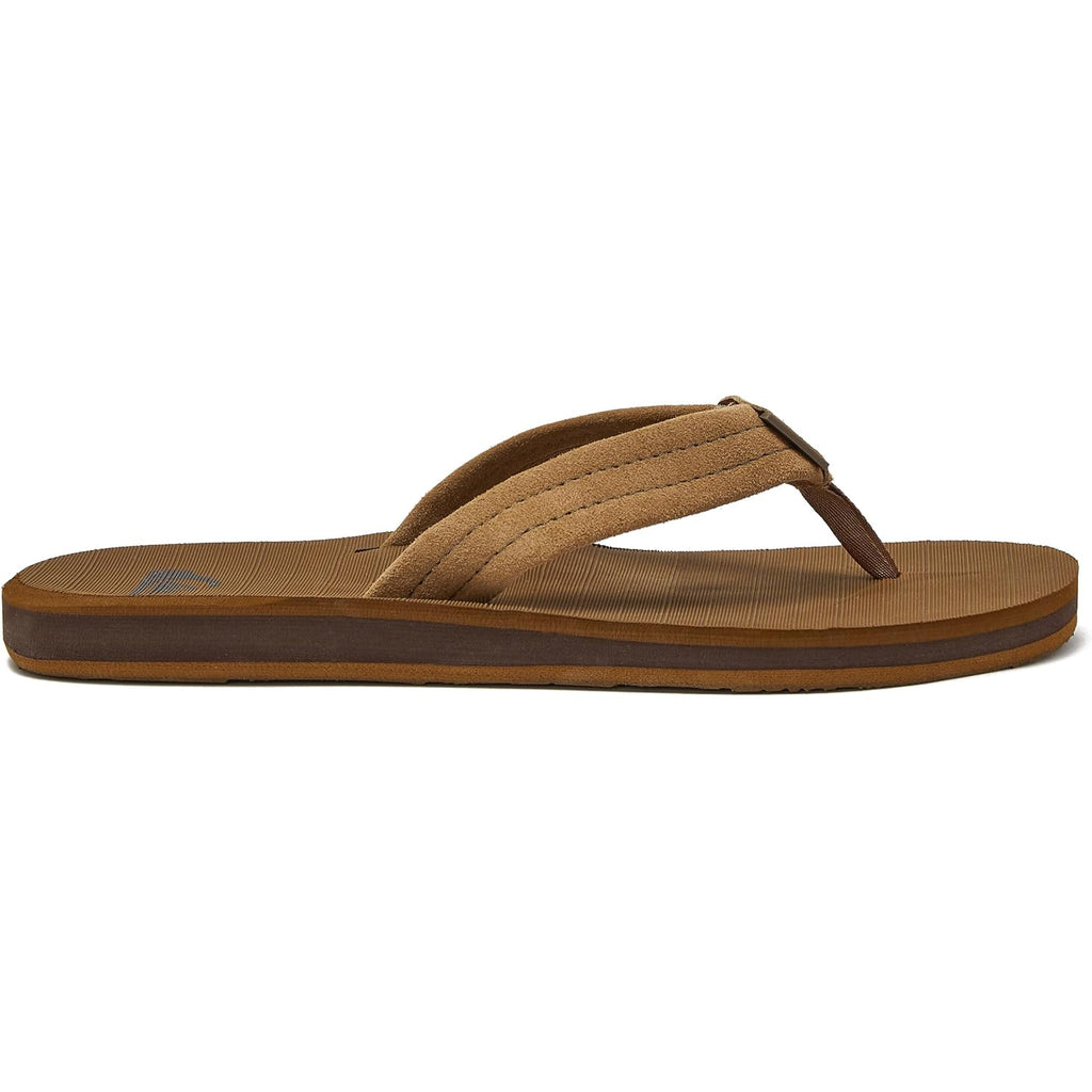 Quiksilver Carver Suede Flip Flops For Men, Arch Support Athletic Mens Sandals, Thong Mens Slides