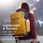 Osprey Daylite 44L Carry-On Travel Pack - Lightweight, Durable Backpack With Streamlined Design - Versatile, Spacious Bag For Weekend Trips Or Business, Black
