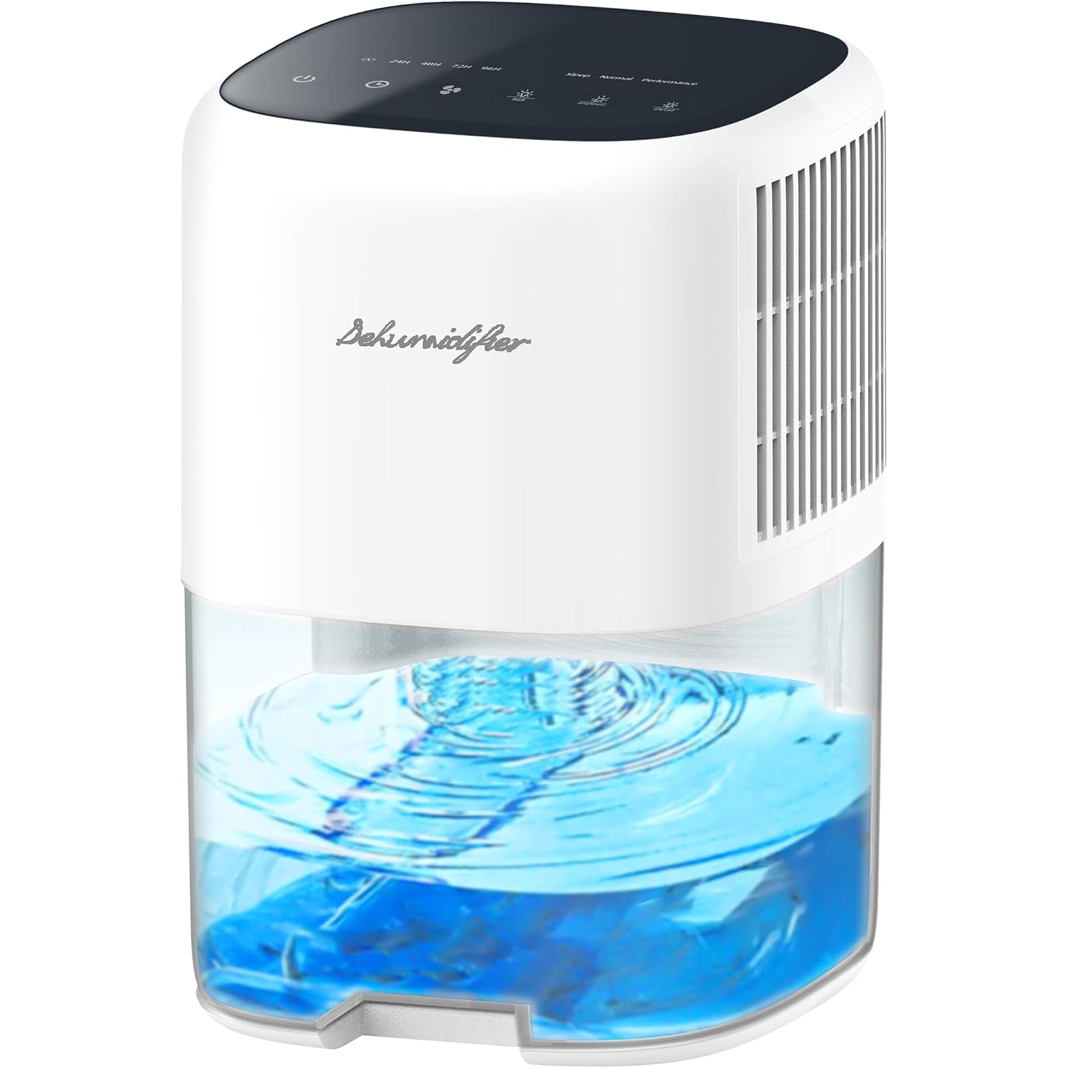Small Dehumidifier For Home 44Oz Quiet With Auto Off & Defrost 5 Timers 3 Modes 10 Color Lights 3 Brightness 260 Sq.Ft Portable Dehumidifiers For Basement Bedroom Bathroom Rv Closet