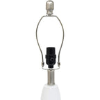 Elegant Designs Lt3315-Wht Contemporary Curved Glass Table Lamp, White