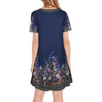 Joligal Summer Dresses For Women Casual Short Sleeve Sundress Scoop Neck Beach T Shirt Dress With Pockets 2026