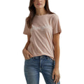 Wrangler Womens Retro Short Sleeve Graphic T-Shirt Peach Whip Heather