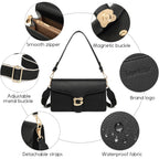 Crossbody Bags For Women Trendy - Small Cross Body Purse Shoulder Bag Leather Handbags Evening Clutch With 2 Straps | 2 Detachable Straps