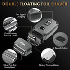 Ufree Hair Clippers And Trimmers Set For Men Professional, Electric Razor Foil Shaver For Men Face Beard, Hair Cutting And Grooming Set, Barber Or Home Use