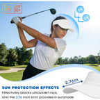 Sukeen Sun Visor for Women Men Lightweight Running Hat with Shock Absorbing Quick Dry Sweatband Stretchy Visor Hat for Sports