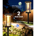 Solar Pathway Lights Outdoor, 8 Pack Upgraded Solar Garden Lights Solar Powered, Solar Lights Outdoor Waterproof Ip65, 15 Hours Outdoor Solar Lights For Yard Patio Landscape Walkway Driveway Decor