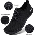 Racqua Water Shoes Quick-Dry Swim Shoes Breathable Lightweight Beach Shoes Pool Barefoot Aqua For Women Men