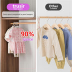 Kids Hangers - 100 Pack, 11.5 Inch White Baby & Toddler Hangers For Closet - Ideal For Baby Standard Use