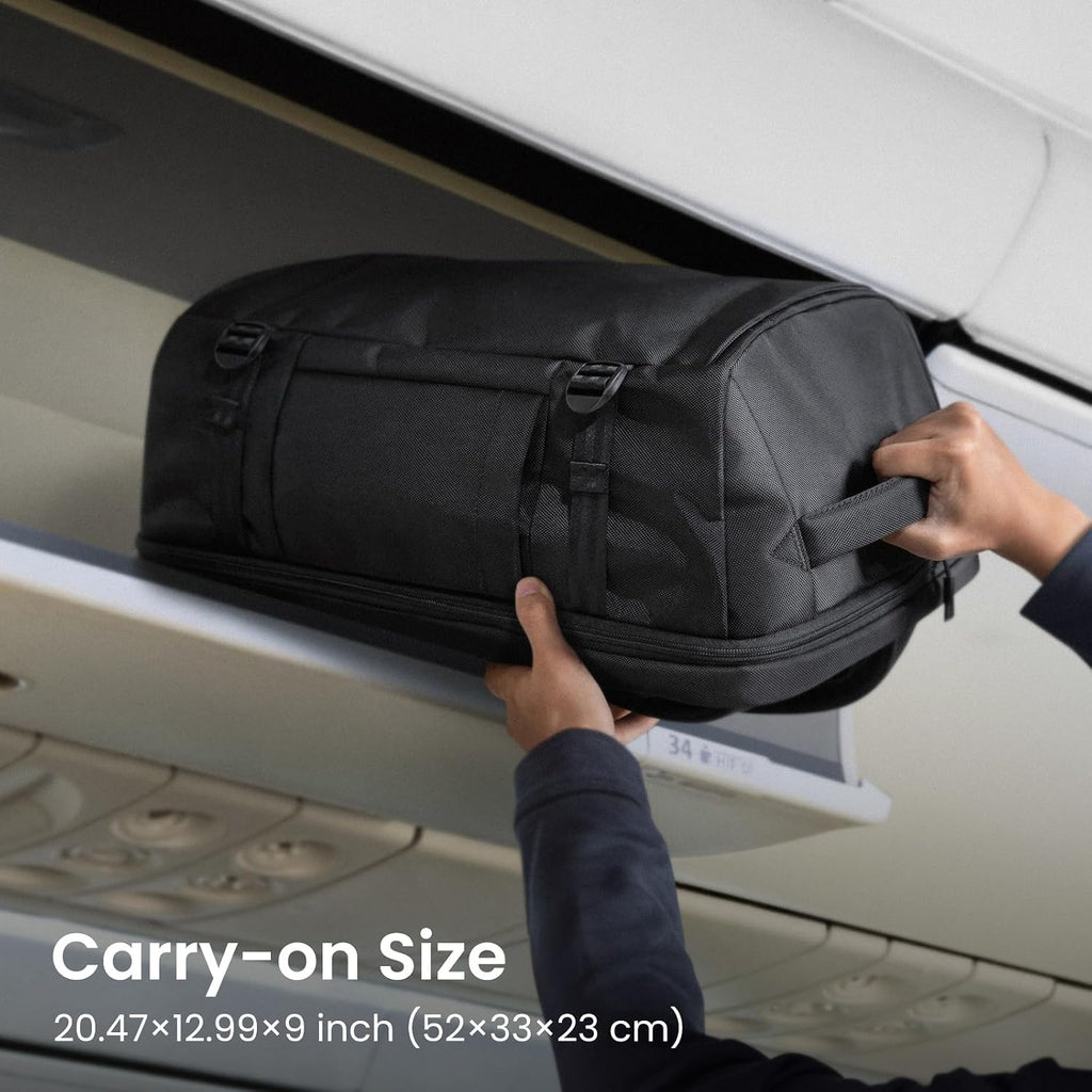 Tomtoc 28/40L Travel Backpack, Tsa Carry On/Personal Item Bag Flight Approved, Water-Resistant Carry On Luggage, Pfas Free