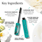 Thrive Causemetics Thrive Mascara, Liquid Lash Extensions Mascara, Tubing Mascara Lengthening, Volumizing & Curling, Smudge Proof, Washable, No Clumping Or Flaking, Vegan, Crystal (Brown Black)
