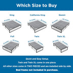Meliusly Heavy Duty Bunkie Board King Size (76x80) - Non-Slip Breathable Bed Support Board for Slatted Bed Frame, Anti-Sag Under Bed Support, Noise Minimizing Moisture Resistant Bed Board