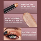 6 Colors Neutral Eyeshadow Stick Combo Set, Nude Brown Rose Gold Matte Shimmer Cream Eye Shadow Sticks Warm Tone Lazy Makeup For Daily & Party, Long Lasting, Waterproof, No Brush Needed, Set A