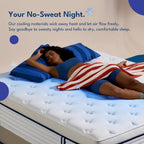 12 Inch Queen Size Mattress, Hybrid Mattress In A Box, Cooling Gel Memory Foam And Individual Pocket Springs For Pressure Relief, Certipur-Us Certified, Medium Firm Feel
