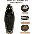 Small Shoulder Bags for Women, mini Purse Vegan Leather Shoulder Bag, Cute Retro Hobo Handbag