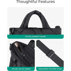 Bagsmart Crossbody Bags For Women, Lightweight Purses For Women, Quilted Puffer Tote Handbags For Daily Use,Shop,Travel