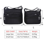 Crossbody Bag For Women Waterproof Shoulder Bag Messenger Bag Casual Nylon Purse Handbag
