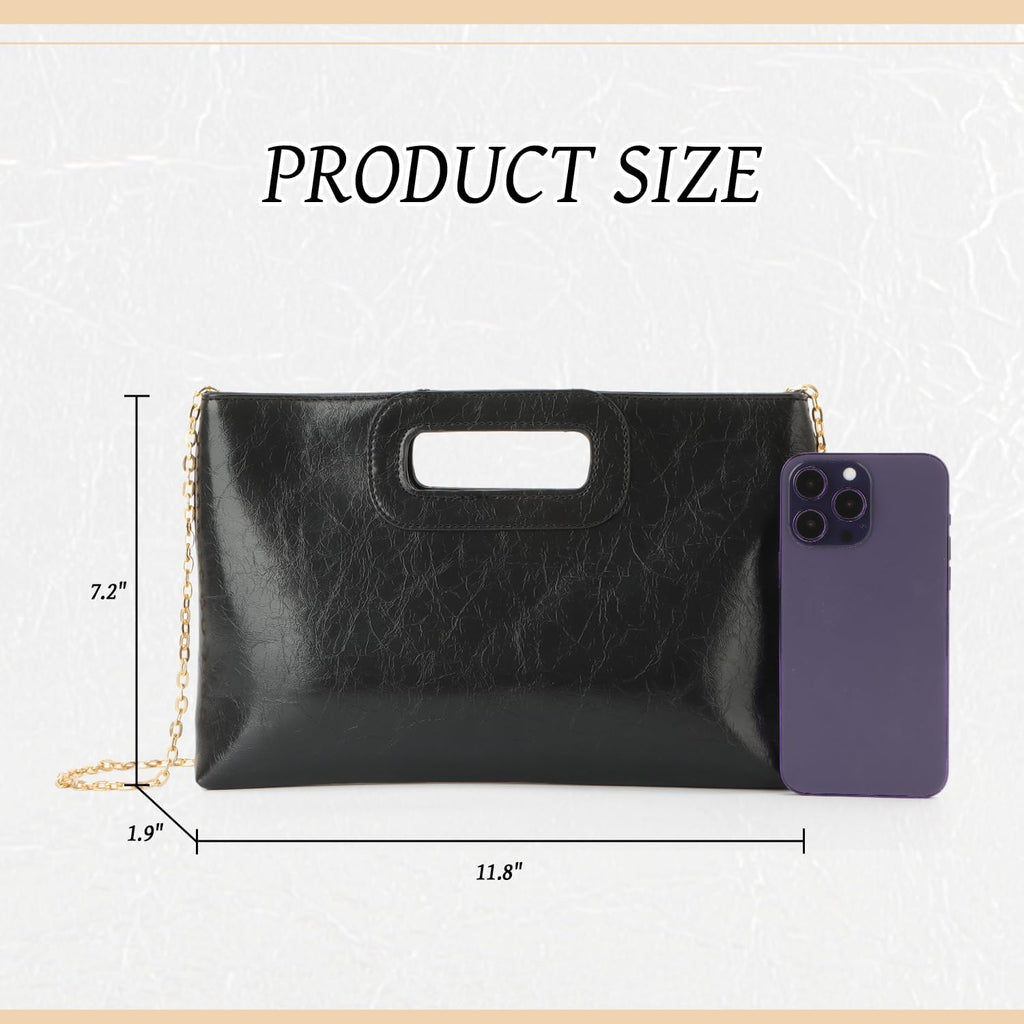 Freie Liebe Summer Clutch Purses For Women Evening Bag Fashion Top Handle Handbags For Wedding, Cocktail, Prom With Chain