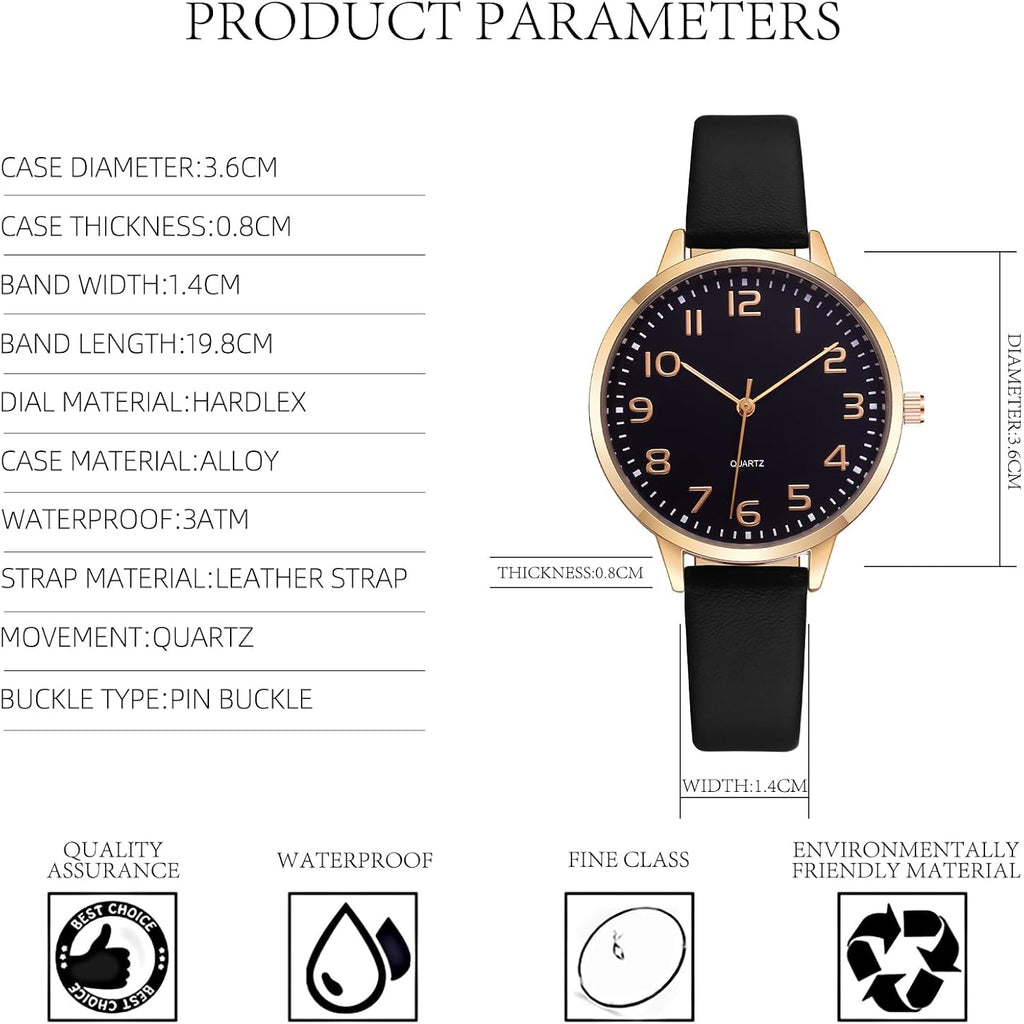 Ibso Women Watches Leather Mesh Strap Round Case Analog Fashion Ladies Wrist Watches