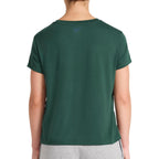 Reebok Women'S Classic Athletic Graphic Crewneck Cropped T-Shirt