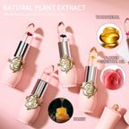 Bestland 3 Pcs/Set Flower Jelly Lipstick Set Temperature Change Moisturizer Long Lasting Nutritious Balm Magic Color Change Lip Gloss (3Pcs Flower Jelly Lipstick 010203)