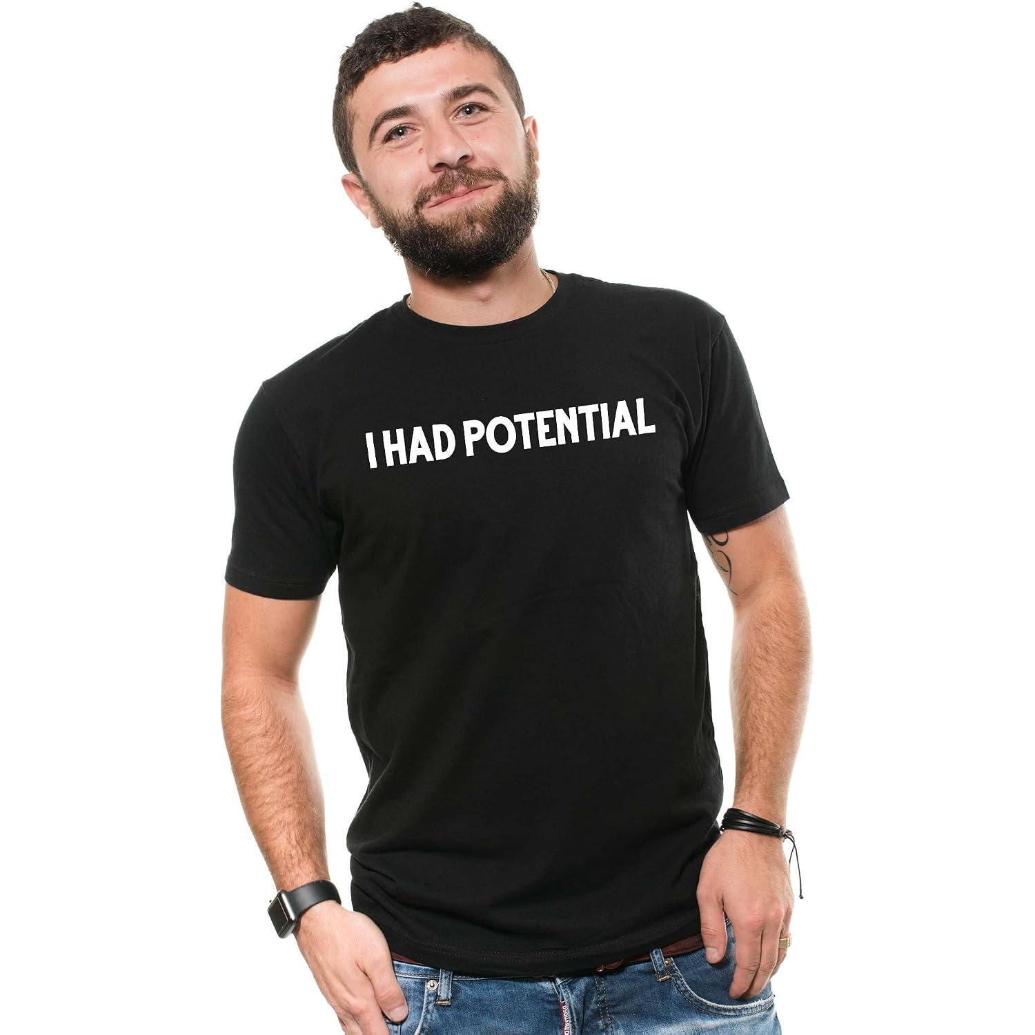 Men'S Funny I Had Potential T-Shirt Humorous Novelty Graphic Tee
