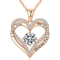 18K Rose Gold Necklaces for Women Birthday Gifts for Women Jewelry for Women Birthday Gifts for Wife Girlfriend Daughter Wife Birthday Gifts for Anniversary Mothers Day Christmas Valentines Gifts