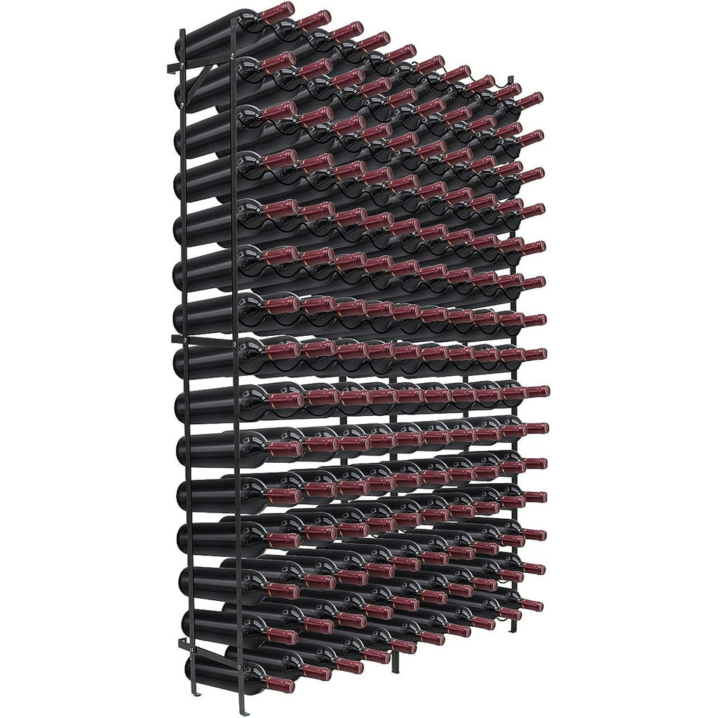 Sorbus Wine Rack Freestanding Floor - Wine Bottle Holder Holds 150 Bottles Of Wine - 150 Bottle Capacity Wine Storage For Any Bar, Wine Cellar, Kitchen, Dining Room