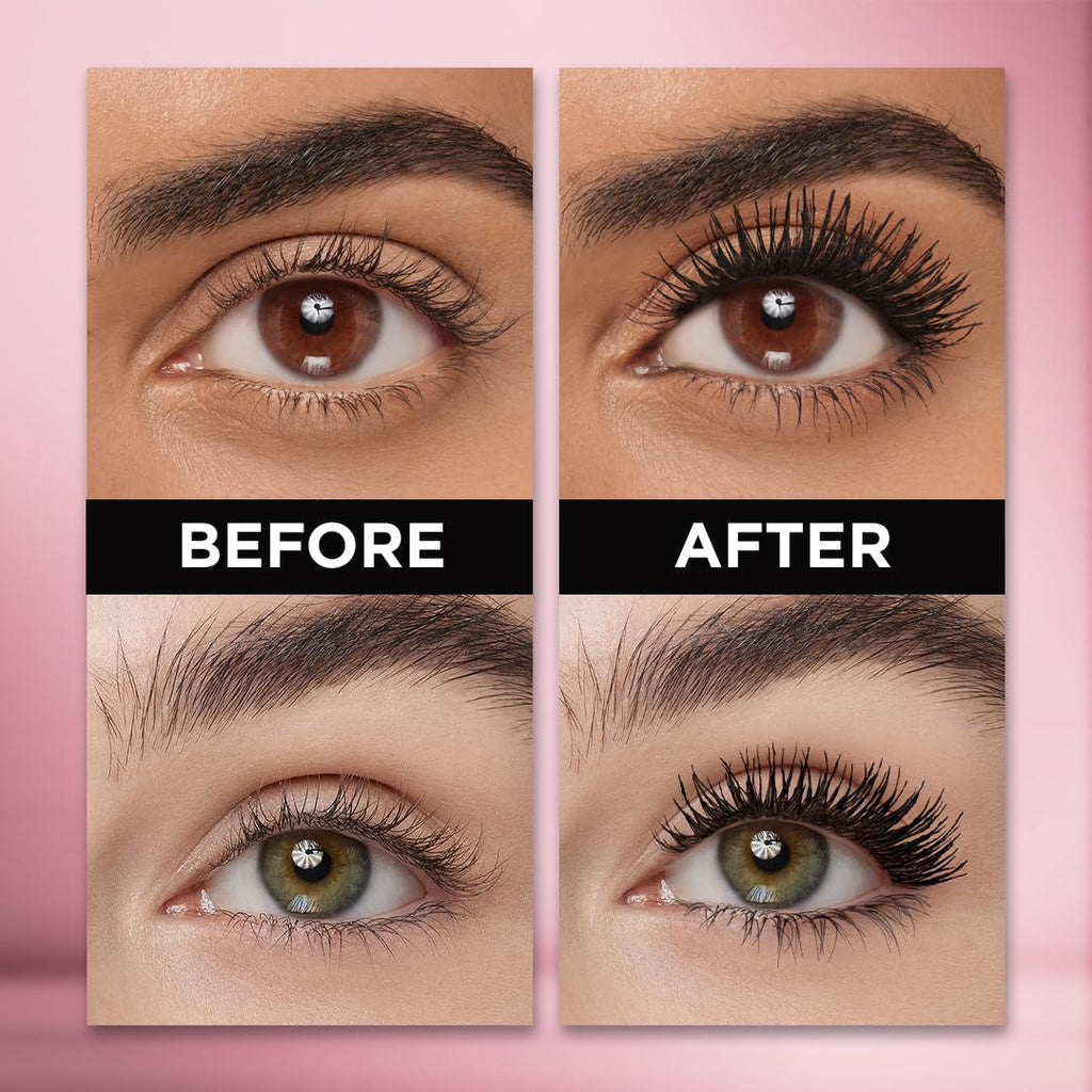 L'Oreal Paris Makeup Voluminous Lash Paradise Mascara, Voluptuous Volume, Intense Length, Feathery Soft Full Lashes, No Flaking, No Smudging, No Clumping, Blackest Black, 0.25 Fl Oz (Pack Of 1)
