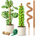 Moss Pole Monstera Plant Support, 2 Pack 28In Bendable Indoor Plant Stakes