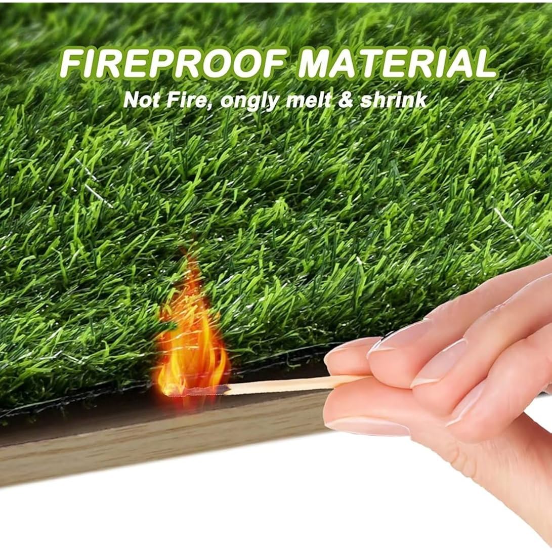 Coozero Artificial Grass, 47.3"X31.5" Professional Dog Grass Mat, Potty Training Rug And Replacement Turf Outdoor Rug Patio Lawn Decoration, Easy To Clean With Drainage Holes(47.3X31.5 Inches)