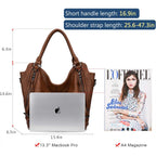 Tote Bag for Women PU Leather Shoulder Bags Fashion Hobo Bags Large Purse and Handbags with Adjustable Shoulder Strap