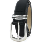 RISANTRY Women's Leather Belts with Gold Buckle Fashion Leather Waist Belt Elegant Ladies Belts for Jeans Gifts for Women