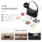Befen Genuine Leather Slouchy Hobo Bags For Women, Ultra Lightweight Leather Purses Shoulder Handbags Satchel For Work Casual