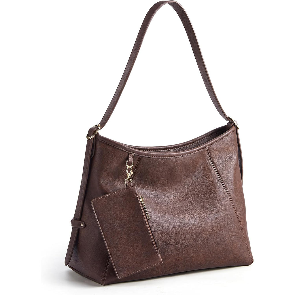 Missnine Hobo Bag For Women Pu Leather Purses, Multi-Pocket Crossbody Handbags With Zipper,Shoulder Bags Tote Purse