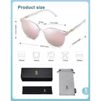 SOJOS Sunglasses Womens Trendy 2025 Classic Round Retro Vintage Shades Large Frame Sunnies SJ2067