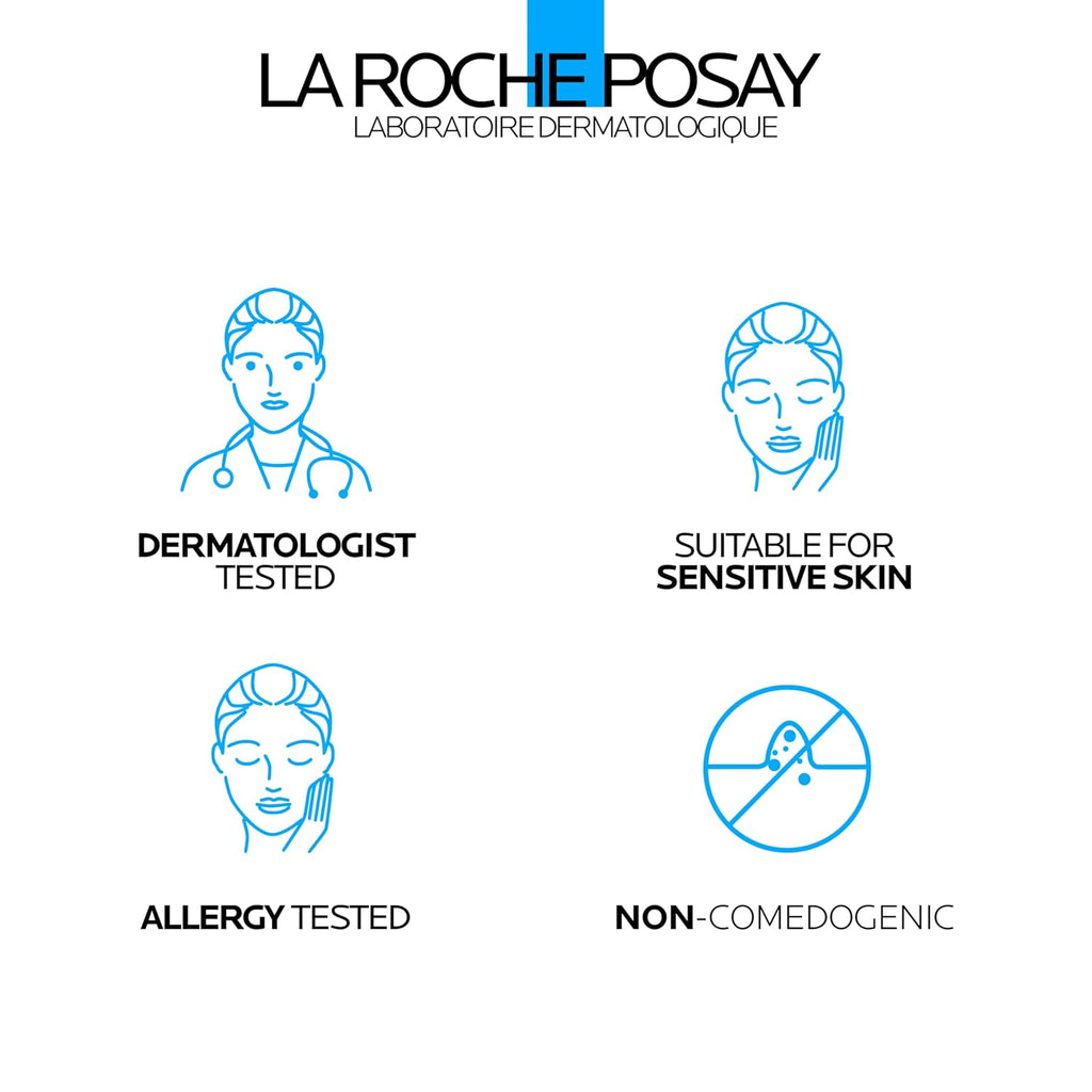 La Roche-Posay Vitamin C Brightening Face Wash, Gentle Foaming Facial Cleanser With Vitamin Cg And Vitamin B3 To Brighten And Even Skin Tone, Vitamin C Face Wash That Cleanses Dirt & Makeup, 200Ml