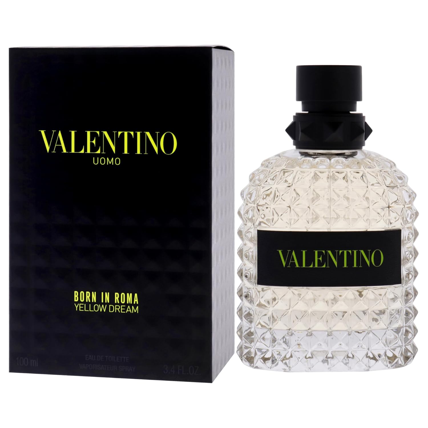 Valentino Uomo Born In Roma Yellow Dream for Men - 3.4 oz EDT Spray