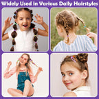 Hair Accessories for Girls, 1698 Pcs Hair Rubber Bands with Elastic Hair Ties Hair Clips Hair Wax Stick Spray Bottle Hair Styling Tools